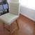 Beige bar stool. Swivels. 2 thumbnail
