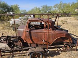 1932 Plymouth Coupe Frame and Grill  on Craigslist