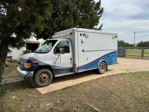E-350 Ambulance/Camper Conversion-for Sale  on Craigslist
