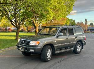 2000 Toyota Land Cruiser with third row seat.  on Craigslist