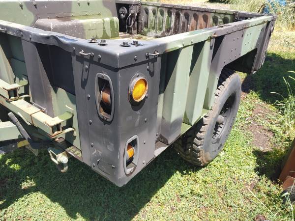Used Aluminum military trailer M1102 — $2,550 in Klamath Falls