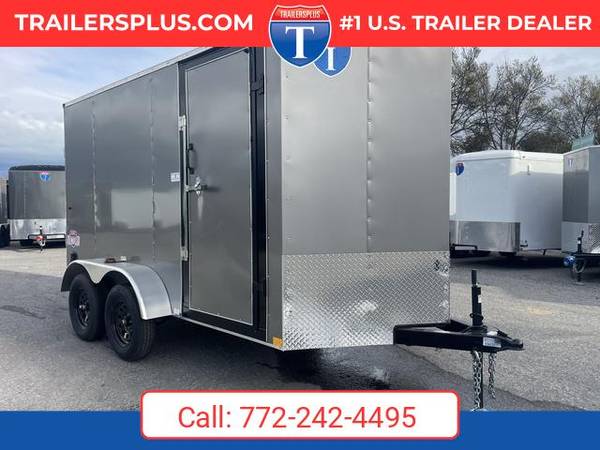 Used 2026 Interstate 6X12 Victory VNose Cargo Trailer Pewter — $5,789 in Treasure Coast