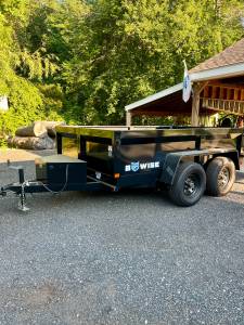 Used 2023 B-Wise 10k 6X10LP-LE-10 Heavy duty dump trailer like brand new — $7,500 in New Haven