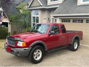 2002 FORD RANGER XLT 4.0L V6 4X4 109K MILES CLEAN TITLE 1 OWNER  on Craigslist