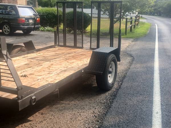 Used Heavy duty 12ft landscape trailer — $1,600 in Cape Cod / Islands