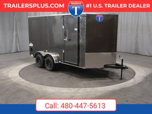 Used 2026 Interstate 7X14 Victory VNose Cargo Trailer Silver — $8,089 in Phoenix