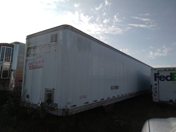 Used 53' dry van semi trailer — $1,500 in Flint