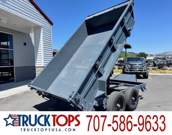 Used Dump Trailer 7' x 12' Includes: Ramps, Spreader Gate, Tarp & More — $10,499 in San Francisco Bay Area