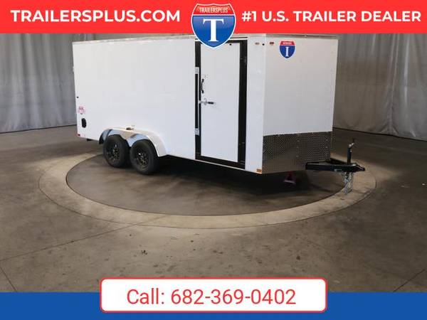 Used 2026 Interstate 7X16 Victory VNose Cargo Trailer White — $7,279 in Dallas / Fort Worth